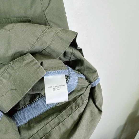 Banana  Republic Womens Size Small Military Dark Olive Jacket - Picture 11 of 16